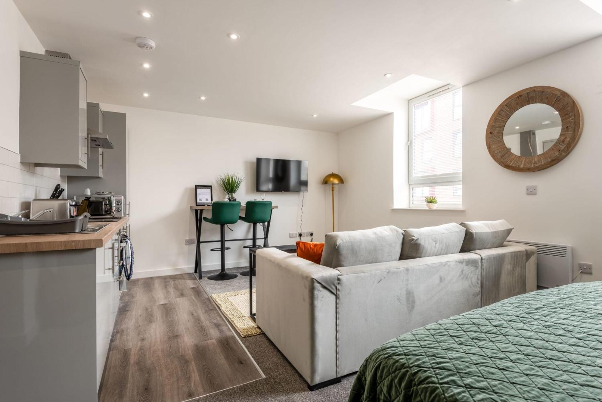 Contemporary 1 Bed Central Rotherham Studio Extérieur photo